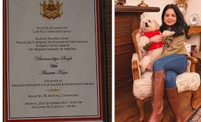 Vikramaditya Singh, Son of Virbhadra Singh, to Marry Amreen Kaur